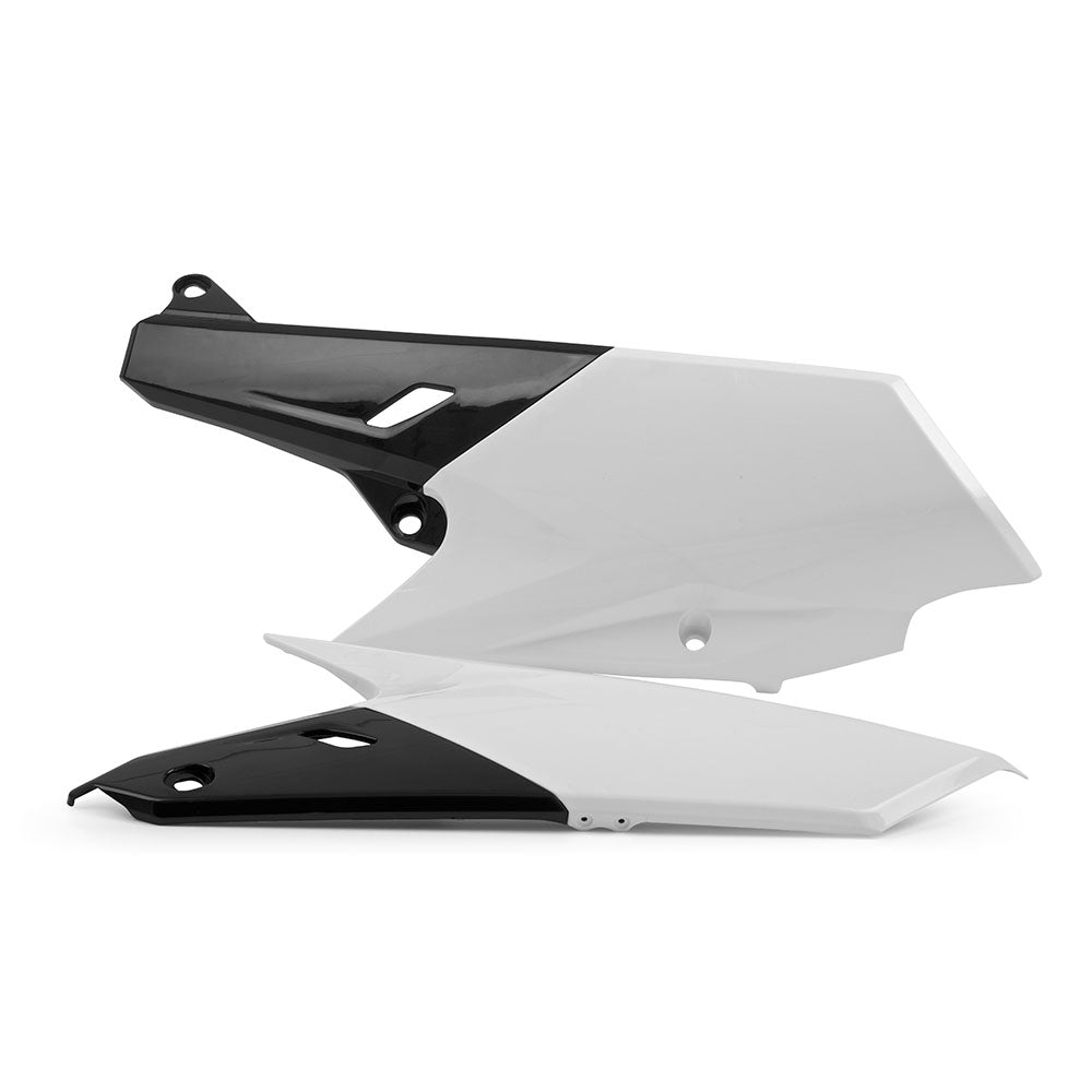 Polisport Side Panels White-Black For Yamaha YZ 450F OEM Color 2014-2017